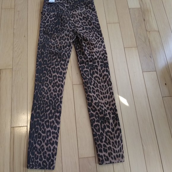 NWT Cheetah leopard animal print skinny jeans - Picture 2 of 8